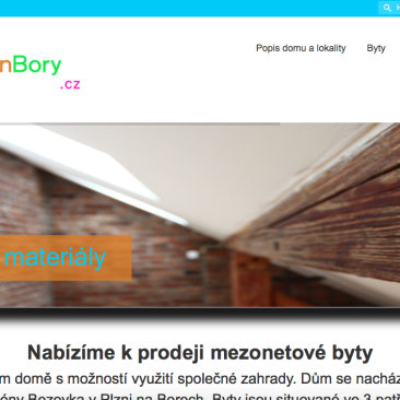 Web bytyplzenbory.cz